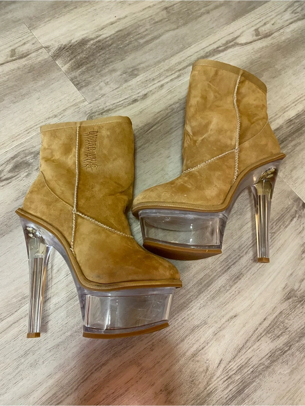 Dolls Kill tan suede